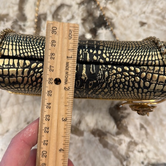 Gorgeous ladies vintage Sharmark Las Vegas clutch purse evening bag with strap! - Picture 11 of 11